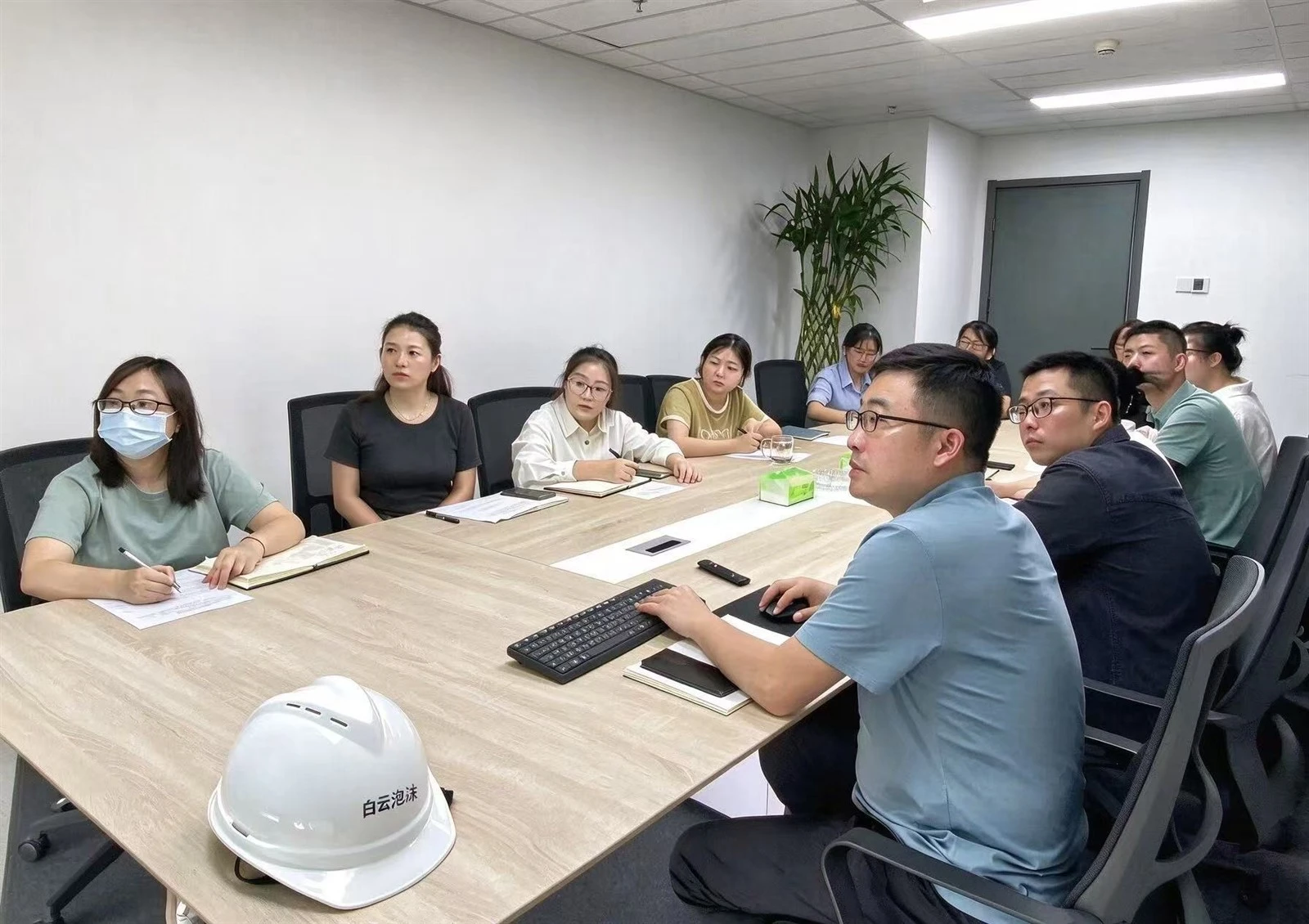 Bai yun Plastic training on ISO9001 Bai yun Plastic training on ISO9001